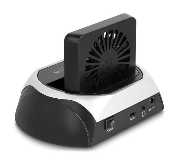 DELOCK docking station 64280 για M.2 NVMe/SATA SSD & HDD, 10Gbps, μαύρο - Image 4
