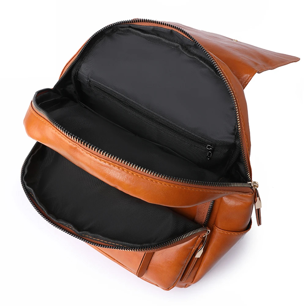 ROXXANI γυναικεία τσάντα πλάτης LBAG-0027, καφέ - Image 4