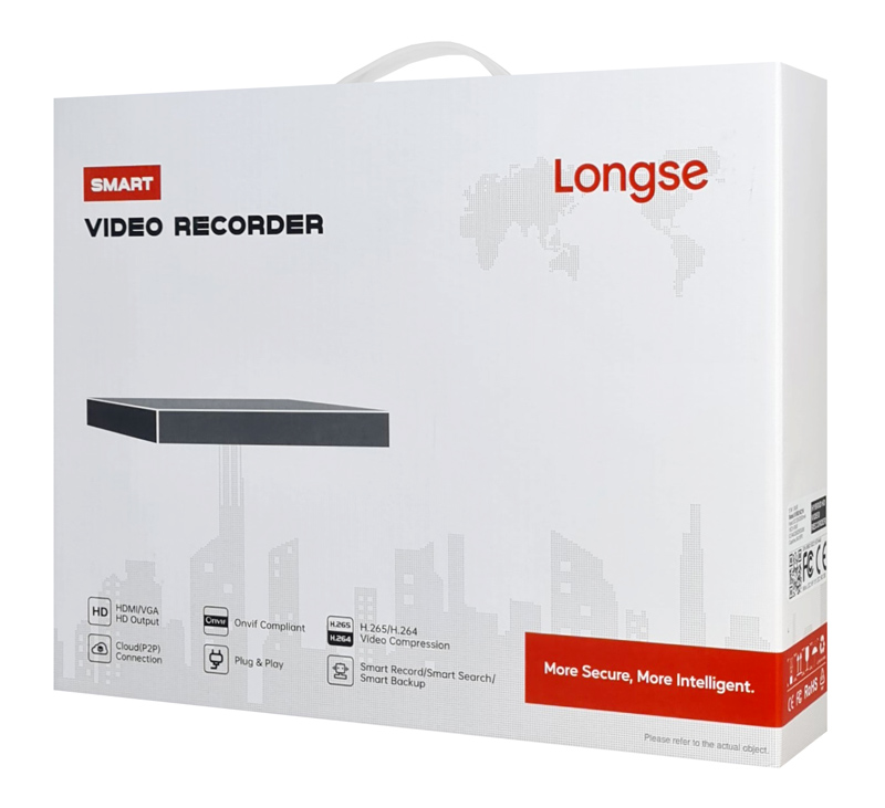 LONGSE NVR καταγραφικό NVR3009S1, 4K, H.265/H.264, 9 κανάλια - Image 3
