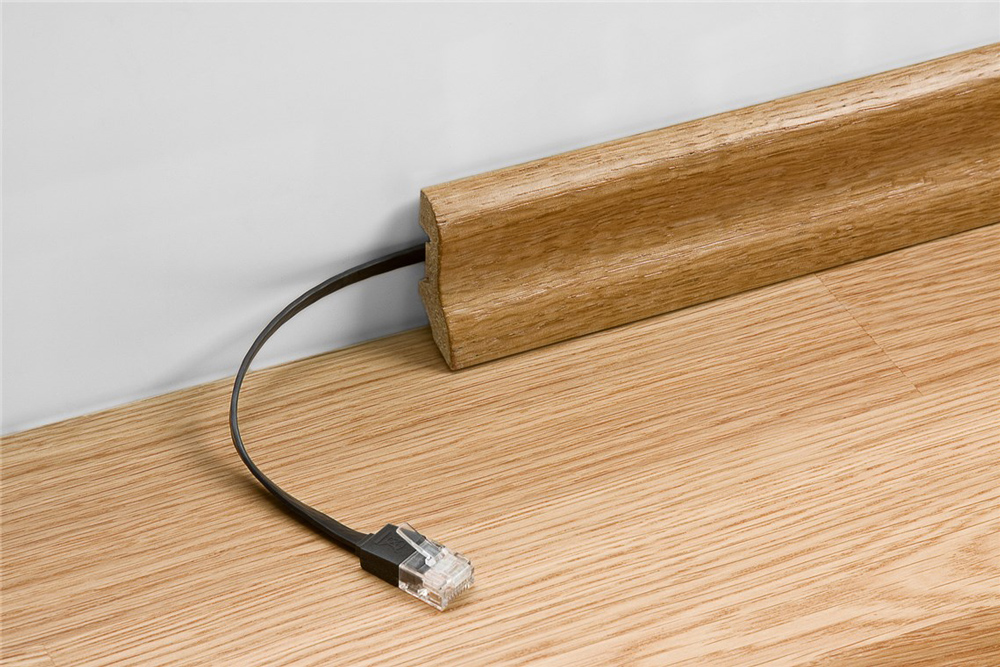 GOOBAY καλώδιο δικτύου 96369, CAT 6A U/UTP, flat, 500MHz, CU, 10m, λευκό - Image 2