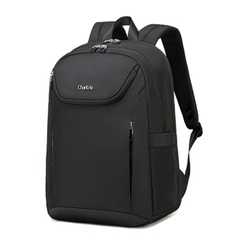 CHANTRIA γυναικεία τσάντα πλάτης CB00638 με θήκη laptop 15.6″, 20.2L, μαύρη