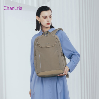 CHANTRIA γυναικεία τσάντα πλάτης CB00638 με θήκη laptop 15.6″, 20.2L, χακί