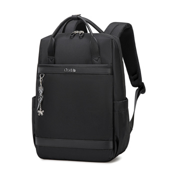 CHANTRIA γυναικεία τσάντα πλάτης CB00639 με θήκη laptop 14″, 12.5L, μαύρη