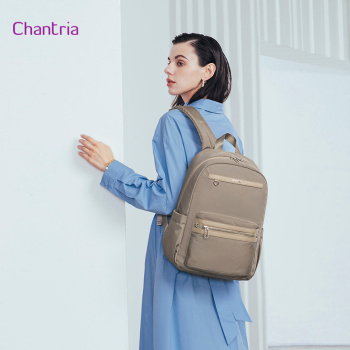 CHANTRIA γυναικεία τσάντα πλάτης CB00649 με θήκη laptop 14″, 14.3L, χακί