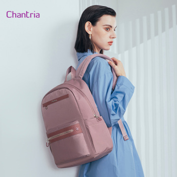 CHANTRIA γυναικεία τσάντα πλάτης CB00649 με θήκη laptop 14″, 14.3L, μωβ
