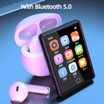 RUIZU MP3 player M20 με οθόνη αφής 2.8″, 16GB, ελληνικό μενού, μαύρο