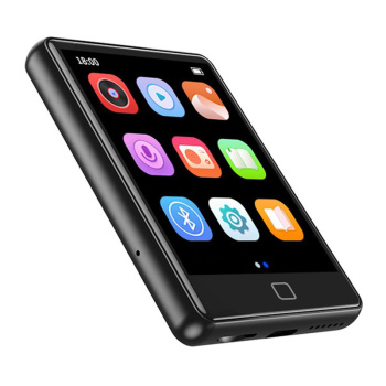 RUIZU MP3 player M20 με οθόνη αφής 2.8″, 16GB, ελληνικό μενού, μαύρο