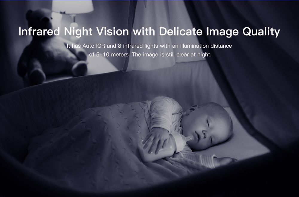 VSTARCAM smart κάμερα CS49D, 3MP, dual lens, WiFi, PTZ, SD - Image 3