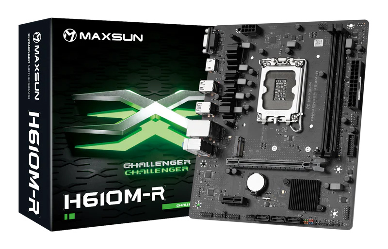 MAXSUN μητρική Challenger H610M-R V2, 2x DDR4, s1700, USB 3.2, 1G LAN, M-ATX - Image 4