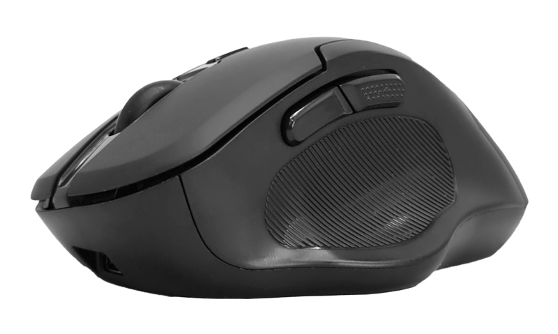 POWERTECH ασύρματο ποντίκι PT-1288, USB δέκτης, έως 1600DPI, 400mAh, μαύρο - Image 2