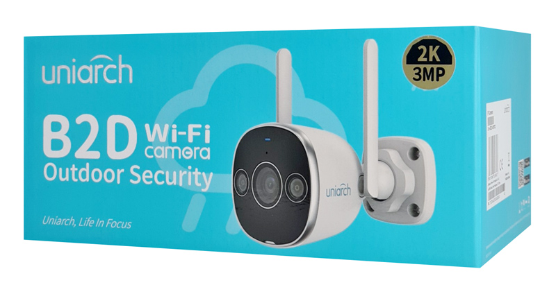 UNIARCH smart κάμερα UHO-B2D-M3F3D, 3MP, WiFi, SD, IP67 - Image 5