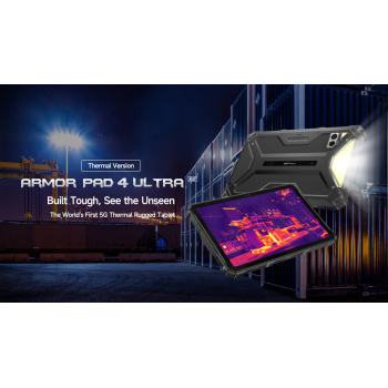 ULEFONE tablet Armor Pad 4 Ultra Thermal, 10.36″, 8/256GB, 11800mAh, IP68/IP69K, 5G, μαύρο