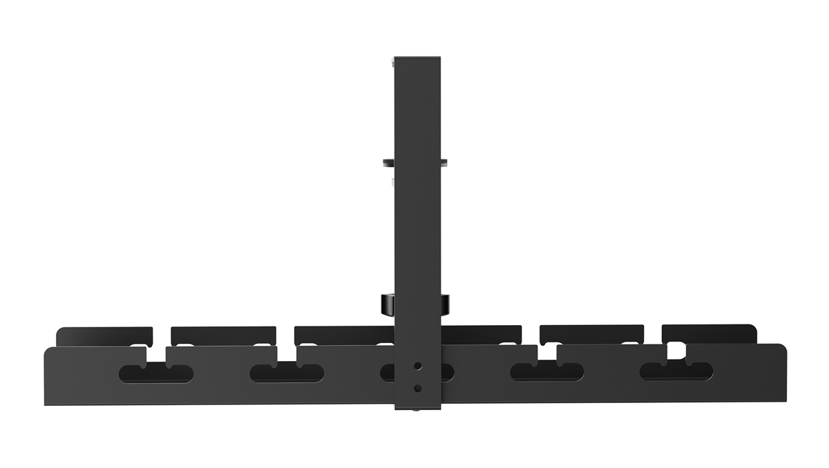 BRATECK cable management γραφείου CC11-10-1, μεταλλικό, 40x12.9x19cm, μαύρο - Image 3