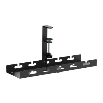 BRATECK cable management γραφείου CC11-10-1, μεταλλικό, 40×12.9x19cm, μαύρο