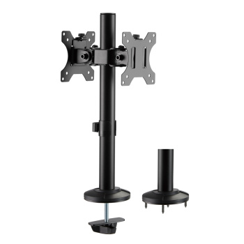 BRATECK Βάση γραφείου LDT40-G02 για 2 οθόνες 17″ – 32″, 8kg