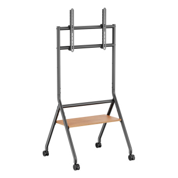 BRATECK βάση δαπέδου TTF13E-46FW για τηλεόραση 37-86″ έως 80kg, με ράφι & ροδάκια