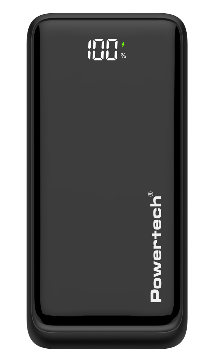 POWERTECH power bank PT-1327 με οθόνη, 20000mAh, 22.5W, μαύρο - Image 4