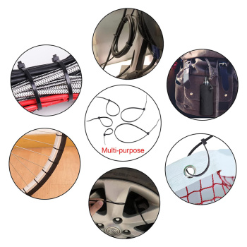 POWERTECH δεματικά καλωδίων TIES-048, 200×3.6mm, μαύρα, 100τμχ