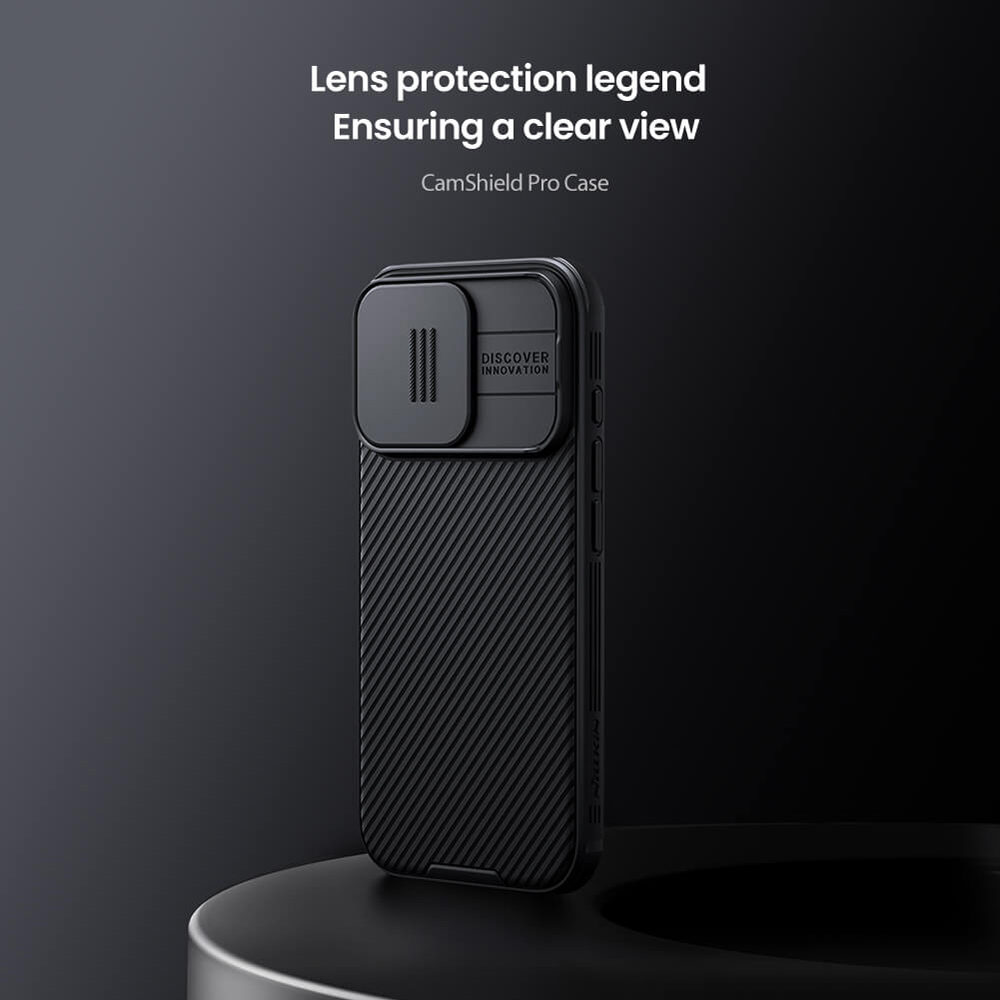 NILLKIN θήκη CamShield Pro για iPhone 16 Pro, μαύρη - Image 3