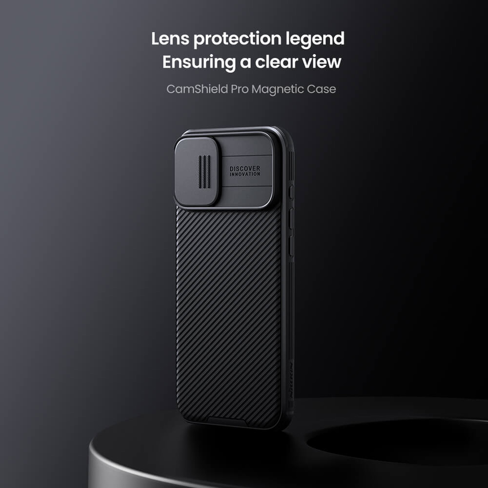 NILLKIN θήκη CamShield Pro Magnetic για iPhone 16 Pro Max, μαύρη - Image 4