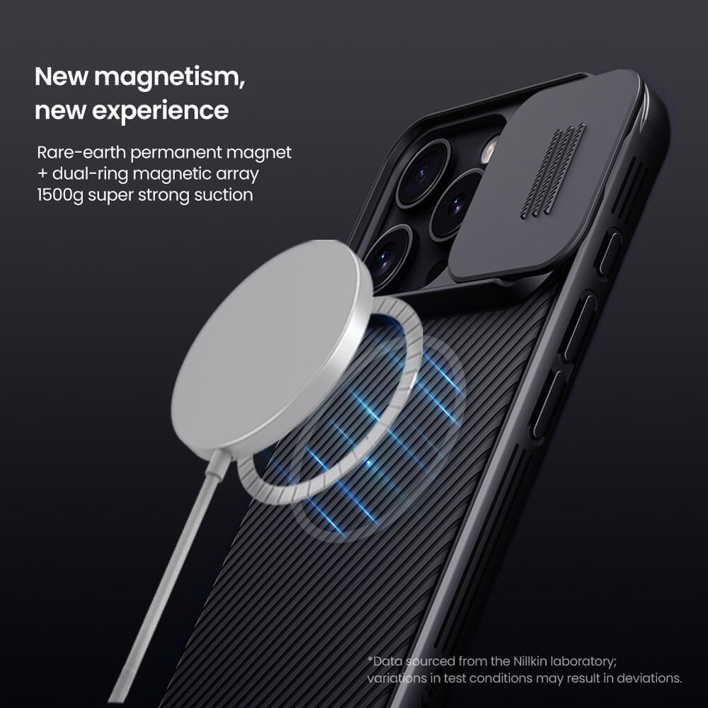 NILLKIN θήκη CamShield Pro Magnetic για iPhone 16 Pro Max, μαύρη - Image 5