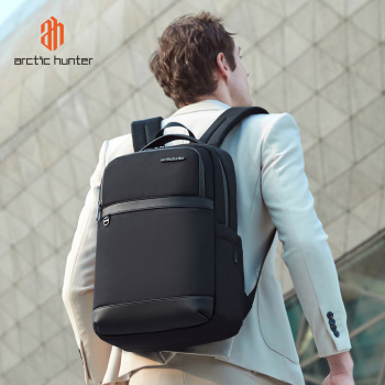 ARCTIC HUNTER τσάντα πλάτης B00670 με θήκη laptop 15.6″, 15L, μαύρη