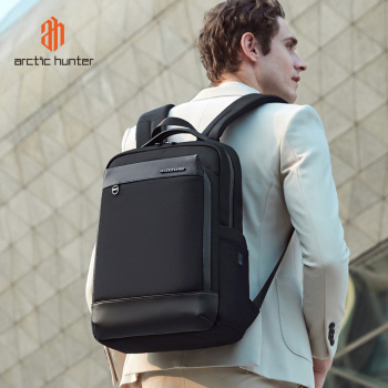 ARCTIC HUNTER τσάντα πλάτης B00672 με θήκη laptop 15.6″, 15L, μαύρη