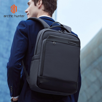 ARCTIC HUNTER τσάντα πλάτης B00672 με θήκη laptop 15.6″, 15L, γκρι