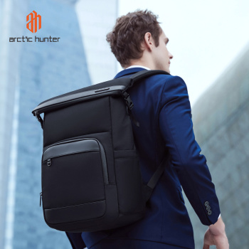 ARCTIC HUNTER τσάντα πλάτης B00684 με θήκη laptop 15.6″, 18.5L, μαύρη