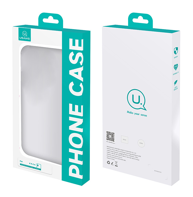 USAMS θήκη GZ US-BH895 για iPhone 16 Plus, διάφανη/μαύρη - Image 5