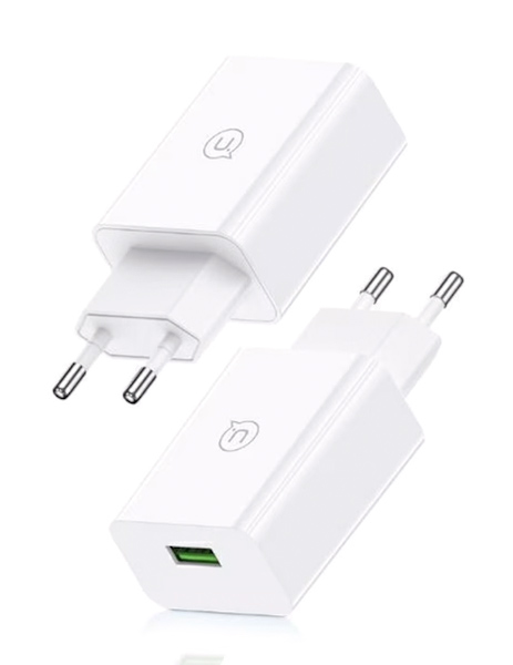 USAMS φορτιστής τοίχου SCXLTZ02 με καλώδιο USB-C, USB, 18W, λευκός - Image 3
