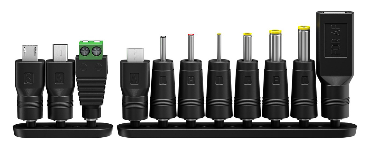 GOOBAY επιτοίχιος φορτιστής 74436, 5V-15V, 36W, 12 tips - Image 3