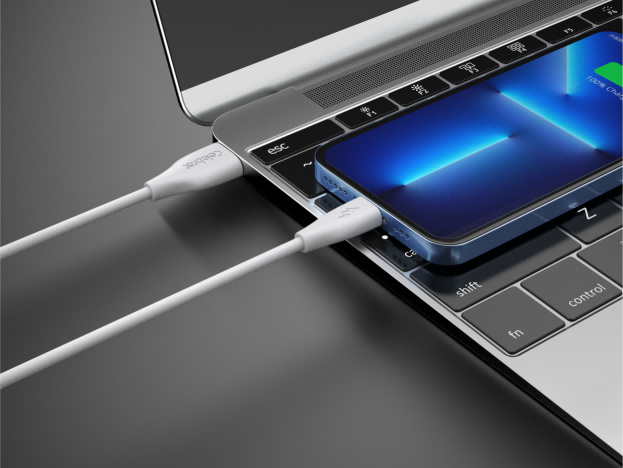 CELEBRAT καλώδιο micro USB σε USB CB-31, 15W, 480Mbps, 1m, λευκό - Image 2