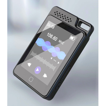 RUIZU MP3 player C1 με οθόνη αφής 2.4″, 64GB, ελληνικό μενού, μαύρο