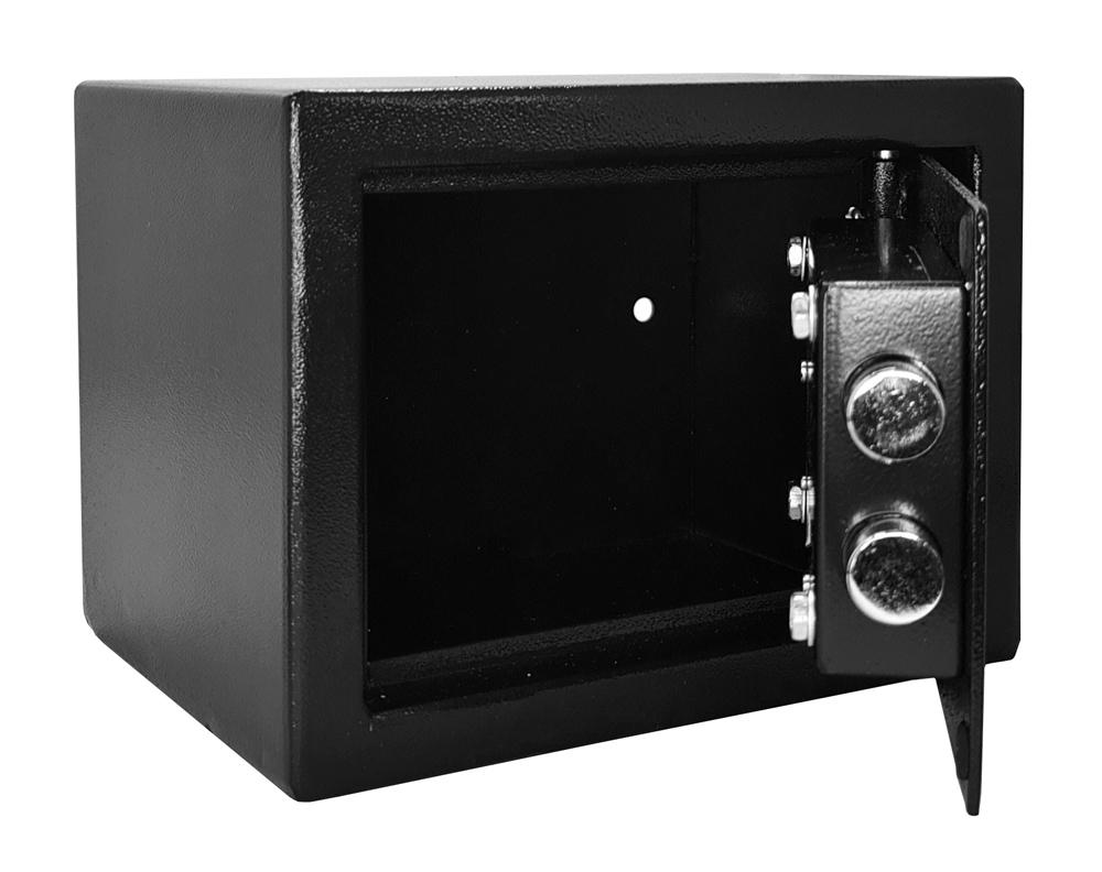 POWERTECH χρηματοκιβώτιο ασφαλείας PT-1195 με κλειδί, 23x17x17cm, 3.5kg - Image 2
