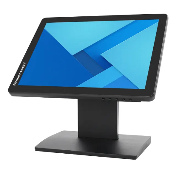 POWERTECH οθόνη αφής PT-1366, LED, 15" 1024x768, HDMI/VGA/USB, μαύρη - Image 3