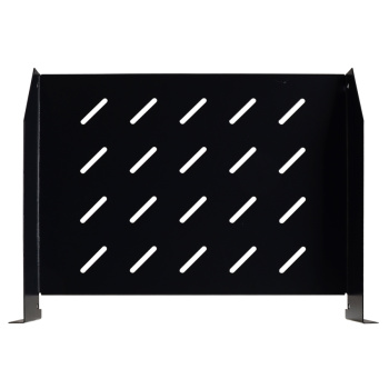PULSAR σταθερό ράφι 19″ RAPD600, για rack βάθους 600mm, 2U, μαύρο