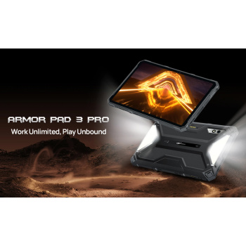 ULEFONE tablet Armor Pad 3 Pro, 10.36″, 8/256GB, 33280mAh, 4G, μαύρο