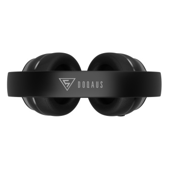 DOQAUS headphones DESIGN 3, ασύρματα & ενσύρματα, Φ40mm, 600mAh, μαύρα