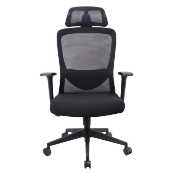POWERTECH καρέκλα γραφείου PT-1390 με ανάκλιση, ρυθμιζόμενο ύψος, μαύρη