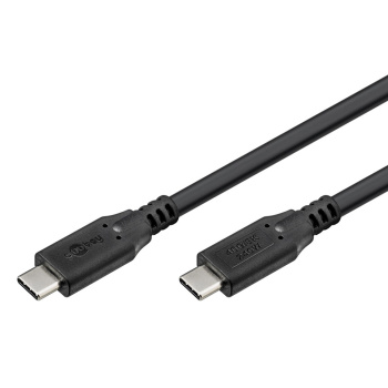 GOOBAY καλώδιο USB-C 74183, USB4, 240W, 40Gbps, 8K/60Hz, 1m, μαύρο