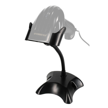 GTCODESTAR βάση για barcode scanner GTC-STAND, εύκαμπτος μεταλλικός βραχίονας, μαύρη