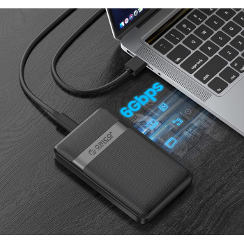 ORICO θήκη για 2.5″ SATA HDD/SSD 2577C3-V1, 6Gbps, μαύρη