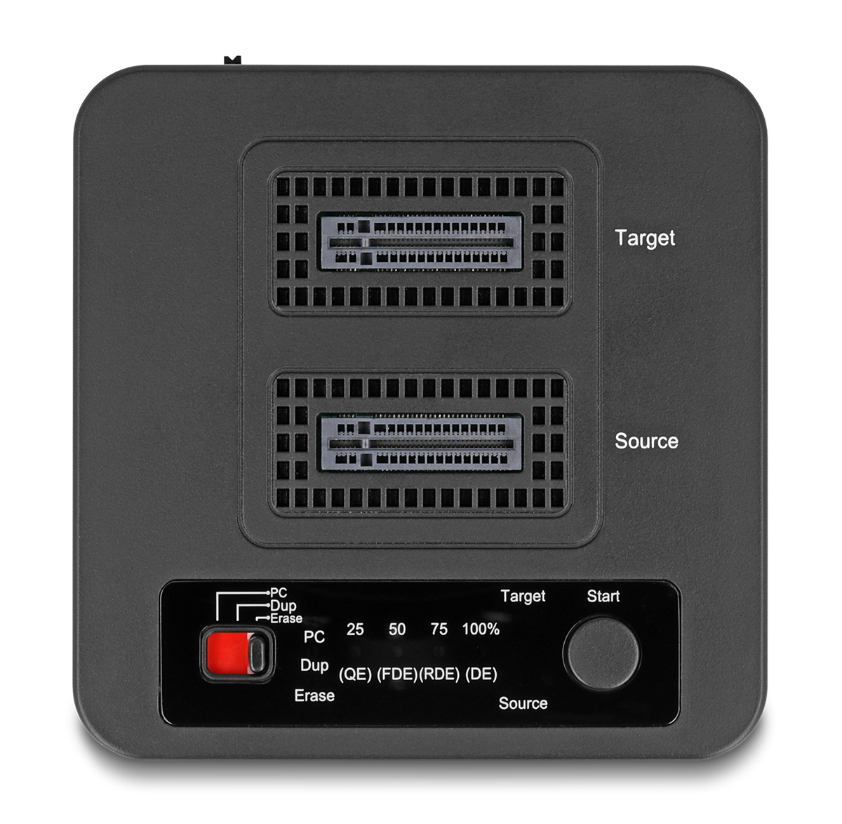 DELOCK docking station για M.2 NVMe SSD 64300, 2 θέσεων, 20Gbps, clone/erase function, μαύρο - Image 4