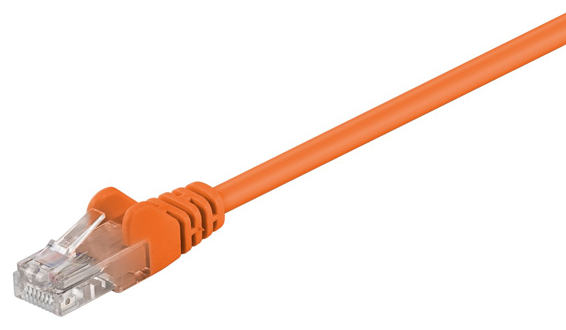 GOOBAY καλώδιο δικτύου 95233, CAT 5e U/UTP, CCA, PVC, 3m, πορτοκαλί