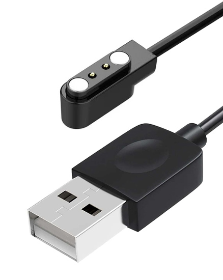 ZEBLAZE USB καλώδιο φόρτισης για smartwatch Ares 3 Plus, μαύρο