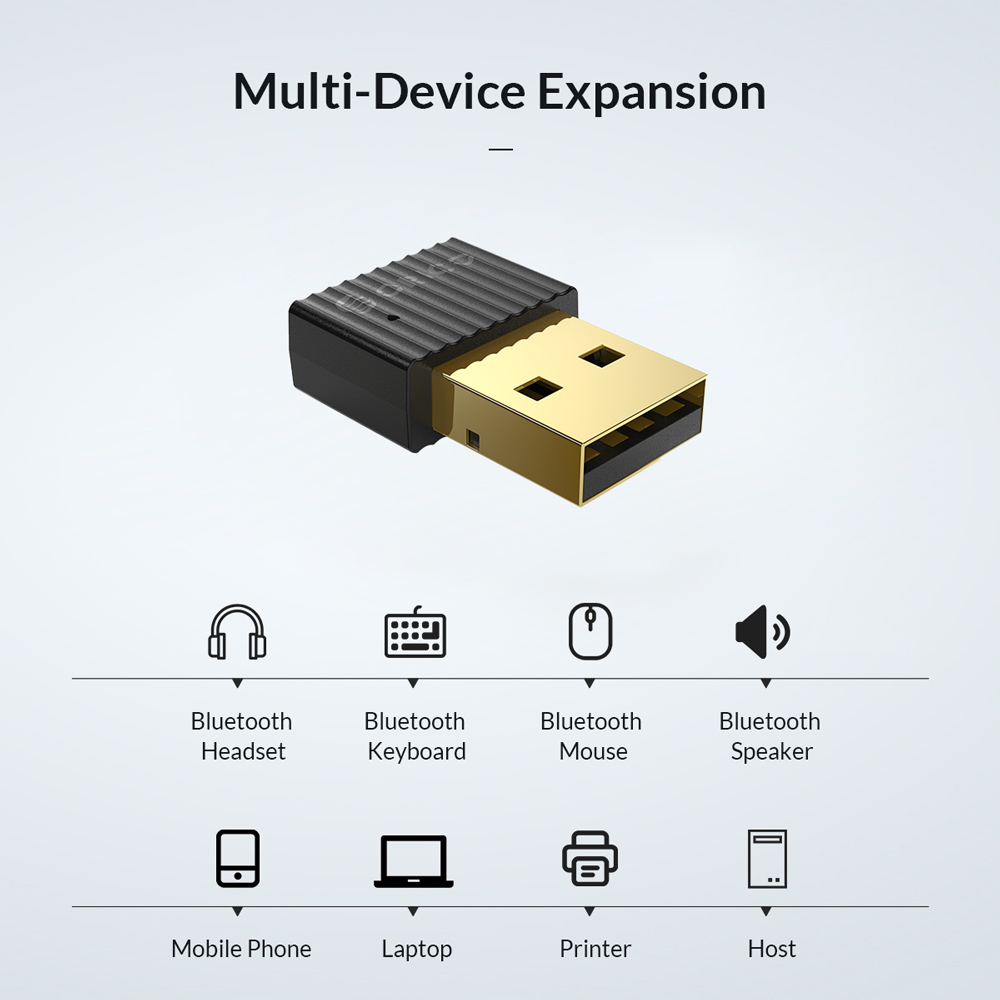 ORICO USB αντάπτορας Bluetooth 5.0 BTA-508, μαύρος - Image 3