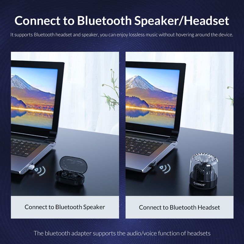 ORICO USB αντάπτορας Bluetooth 5.0 BTA-508, μαύρος - Image 4