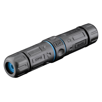 POWERTECH αδιάβροχος σύνδεσμος RJ45 CAB-N427, CAT 6, IP68, μαύρος