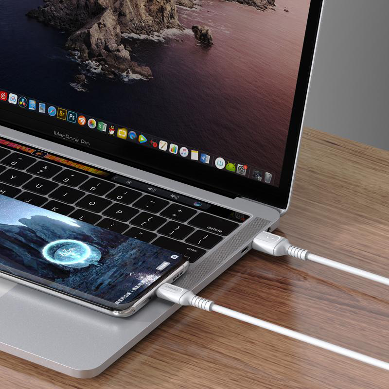 KAKUSIGA καλώδιο USB-C σε USB KSC-805, 3A, 480Mbps, 1m, μαύρο - Image 2